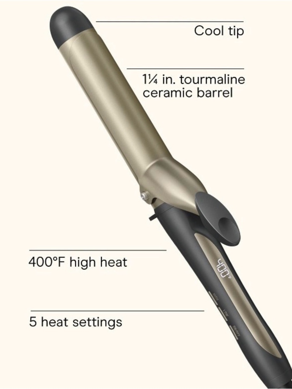 Infinity pro Conair 1.25 inch curling iron